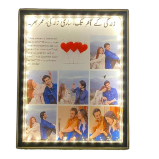 Magic Mirror LED Photo Frame – 3D Light Effect Gift